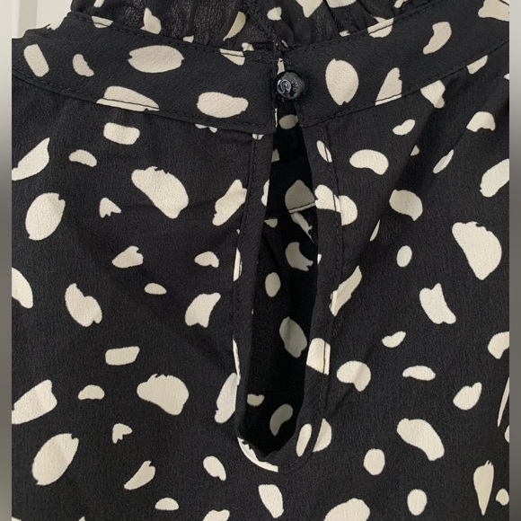 SHEIN black and white blouse size Large - Picture 2 of 7